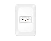 Tomada Pial Pop 2P T 10A 4X2 Lgx030 C/Placa