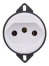 Tomada piso 2p t 10a 250v branca ref 9777-2 - blux