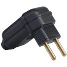 Tomada plugue 10a pld10-2 padrão brasileiro 2 pinos preta