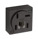 Tomada Preta Conunto 4x2 Tel 623 - Fame