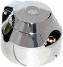 Tomada Reboque Engate Plastica 6 Polos Cromada Femea Tomada Reboque Engate Plastica 6 Polos Cromada Femea