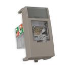 Tomada Rede Informática RJ45 Cat6 Argila Sleek MarGirius