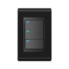Tomada Refinatto 4x2 Completa C/ Interruptor- Preto/preto
