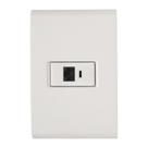 Tomada rj11 2x4 bc liz tramontina en