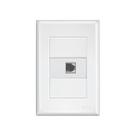 Tomada RJ11 para telefone com placa 4x2 Fame Evidence
