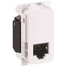 Tomada RJ45 Cat5e UTP Lcs2 1 Módulo Zeffia - 680158 - PIAL