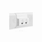 Tomada RJ45 LCS Cat6 +RJ11 K10 Sistema X Branco 675049 Legrand