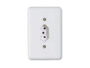 Tomada Simples 3 Pinos 10A Pratika - ILUMI Tomada Simples 3 Pinos 10A Pratika - ILUMI