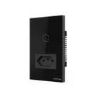 Tomada Simples Smart Wifi Ets2001 Preto