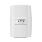 Tomada Slim Ilumi 2P+T 10A com Placa 4x2P Tomada Slim Ilumi 2P+T 10A com Placa 4x2P