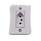Tomada Sobrepor Externa Branca 20A Perlex 250V ABNT