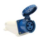 Tomada Sobrepor Ind 2P+T 63A 220/240V Ip67 Strahl 3506/BC