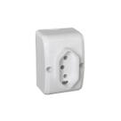 Tomada sobrepor retangular 20a-mec tronic