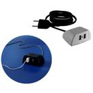 Tomada Sonic Cinza Fixo 2 Usb Com Cabo 1,7M Qtmov