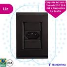 Tomada Tramontina Liz 20A 250V Grafite 4x2 Resistente e Moderna Tomada Tramontina Liz 20A 250V Grafite 4x2 Resistente e Moderna