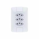 Tomada Tripla 2P+T 10A 57241/076 ARIA - Tramontina Tomada Tripla 2P+T 10A 57241/076 ARIA - Tramontina