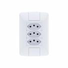 Tomada Tripla 2P+T 10A 57241/076 ARIA - Tramontina Tomada Tripla 2P+T 10A 57241/076 ARIA - Tramontina