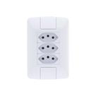 Tomada Tripla 2P+T 20A 57241/079 ARIA - Tramontina Tomada Tripla 2P+T 20A 57241/079 ARIA - Tramontina