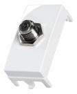 Tomada Tv Coaxial 75 Ohms Br Sleek Conexão Antena Analógicas Digitais Recepção Sinal Interferência Imagem