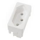Tomada Universal 2P+T 20A sem Placa Branco - DC-9300/6 - DICOMPEL