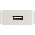 Tomada Usb 1 A Bivolt Tramontina Branco Compatível Aria Tramontina