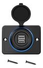 Tomada Usb Carregador Veicular 12v 24v Barco Van Caminhão