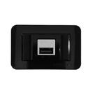 Tomada USB Charger 1 entrada Preta Lumitek
