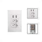 Tomada USB De Parede Bivolt 2.1A 5V