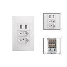 Tomada USB De Parede Bivolt 2.1A 5V