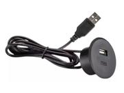 Tomada USB e Tipo C Duplo de Embutir em Móveis Pronta Entrega