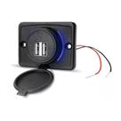 Tomada USB para recarregar celular automotivo 12V Roadstar RS110-2UBR Tomada USB para recarregar celular automotivo 12V Roadstar RS110-2UBR