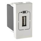 Tomada Usb Zeffia Branco Módulo Carregador 1500ma