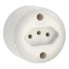 Tomada West Plug Redonda 10A 250V Tomada West Plug Redonda 10A 250V