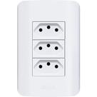 Tomadas 10A 20a Teclas Placas 4x2 e 4x4 Interruptores Romazi Linha Canoa Simples/Paralelo Tomadas 10A 20a Teclas Placas 4x2 e 4x4 Interruptores Romazi Linha Canoa Simples/Paralelo