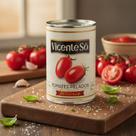 Tomate Pelado Inteiro Em Lata Vicente Só 400g