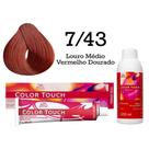 Tonalizante Color Touch 7.43 Louro Médio Vermelho Dourado Ox Wella
