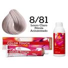 Tonalizante Color Touch 8.81 Louro Claro Pérola Acinzentado Emulsão Ox Wella Professionals