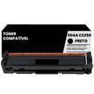 Toner CE250 CE251 CE252 CE253 Compatível Linha 504A Alta Performance Rendimento 5.000 Preto 7.000 Cores