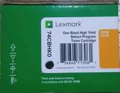 Toner Lexmark 74cbhk0 -74c4hk0 Preto modelo Cx725, Cs725 Original rendimento 20k Pague em 3x Sem Juros
