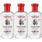 Tônico THAYERS sem álcool Rose Petal Witch Hazel 360 ml (pacote com 3)
