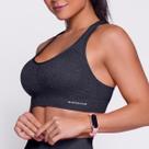 Top Academia Fitness Canelado Sem Costura Sport Selene Original