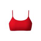 Top Adidas Essentials Suporte Leve Feminino - Vermelho Escuro - GG