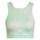 Top Adidas Suporte Leve Hyperglam Aeroready Training Marble-Print - HT5922