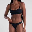 Top Alças Textura Cannes Preto 38135 Mash