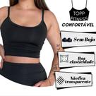 Top Alcinha Sem Bojo Academia Fitness Suplex - Fits Life