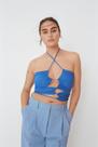 Top azul