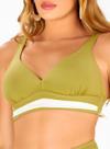 Top Banho de Mar 617.177 Feminino Bicolor Decote V Microfibra T. 44/54