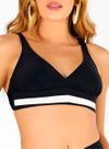 Top Banho de Mar 617.177 Feminino Bicolor Decote V Microfibra T. 44/54