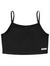 Top Básico Infantil Menina Preto Cinti
