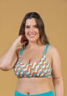 Top Biquíni Regata Estampado